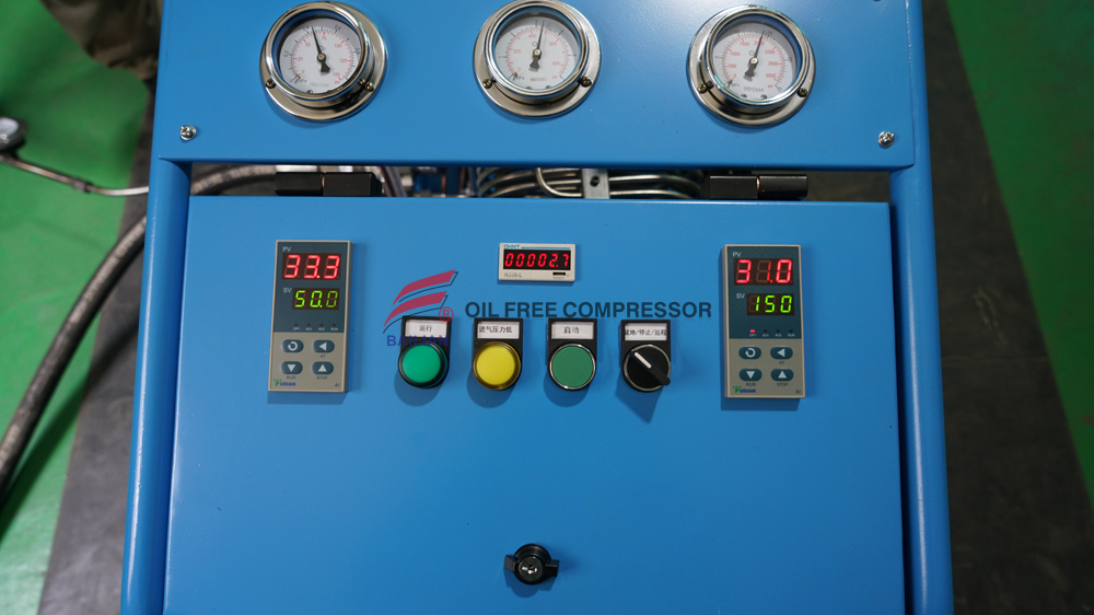 Kompresor Oksigen Penguat Medis Tekanan Tinggi 1m3 Gow-3 / 4-150