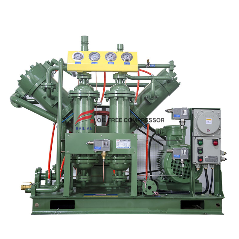 Pabrik Baja Menggunakan Kompresor Hidrogen Bebas Minyak Tipe W