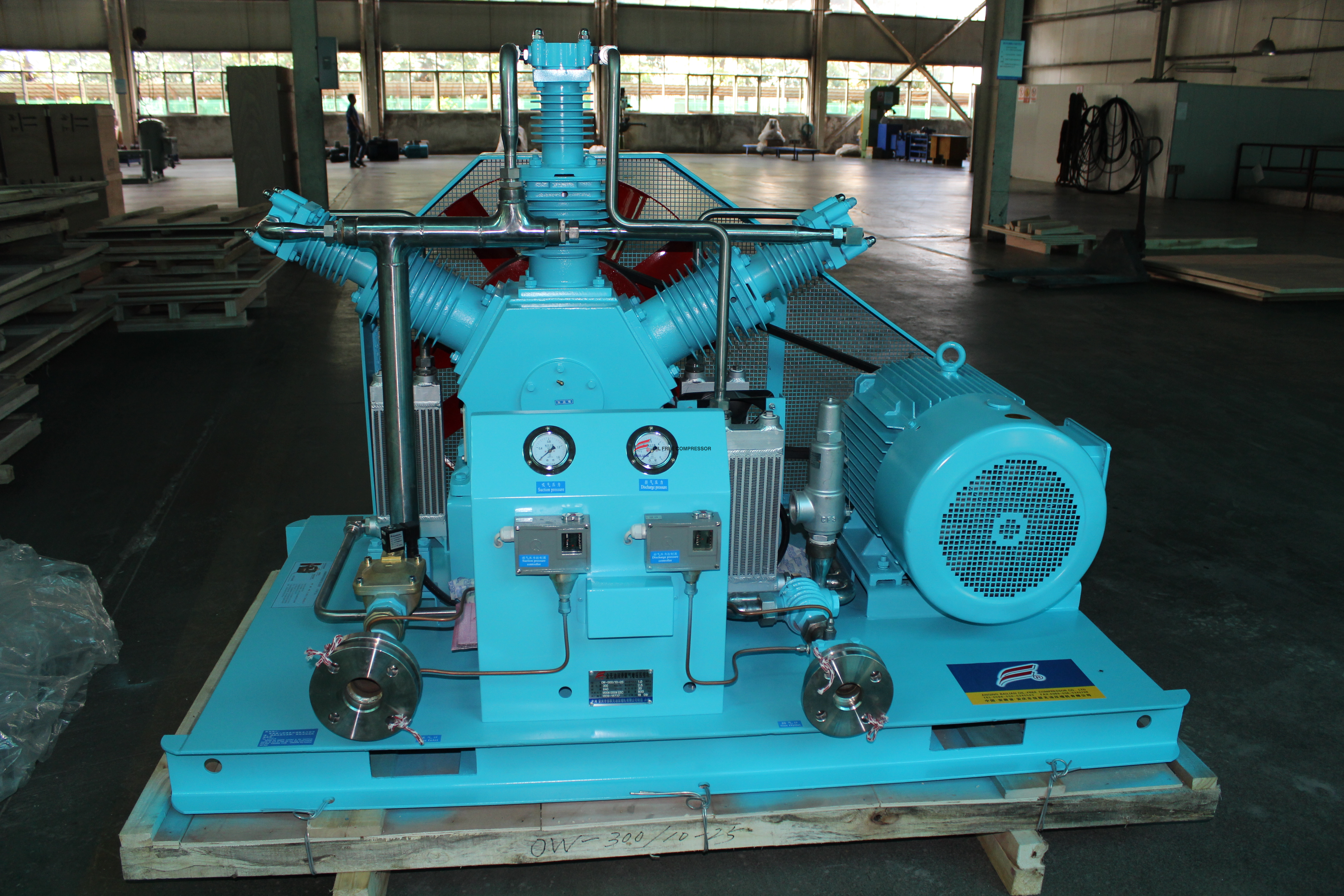 Kompresor Oksigen Bebas Minyak 100NM3 4bar