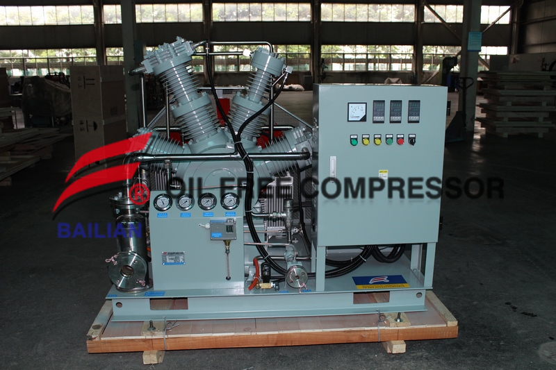 120nm3 6bar minyak kompresor helium bebas